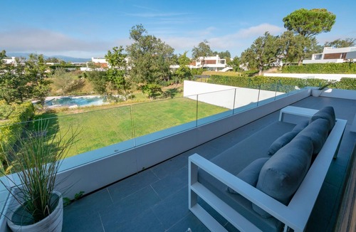 Caldes de Malavella Villa | Luxury architect design 4 bedroom villa at 5 star resort. Private garden. Pool.