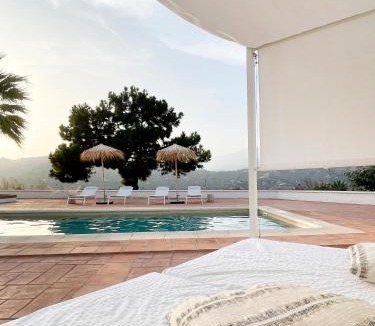 Competa Villa | Luxury villa - breathtaking views - hot tub - 15' to beach