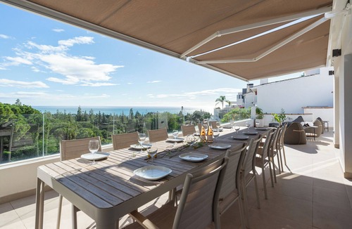 Mijas Villa | Luxury Villa with Private Pool, with Sea View, Wi-Fi and Air Conditioning