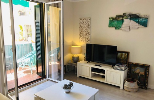La Caleta Apartment | Malagueta; 50 meters to the beach; direct sea views