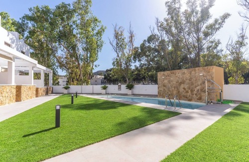 San Jose House | Mediterranean calm, cozy home with terrace in residential complex with pool