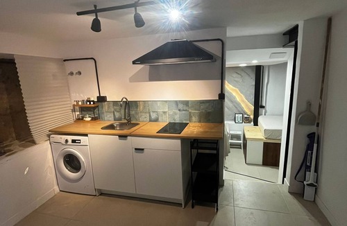 Santa Cruz de Tenerife Apartment | Micaela Cave. Swimming pool in cave and sea views.