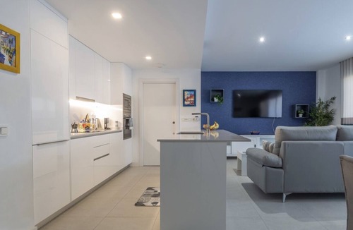 Estepona Condo | Modern 3 bedroom penthouse with mountain and sea views.