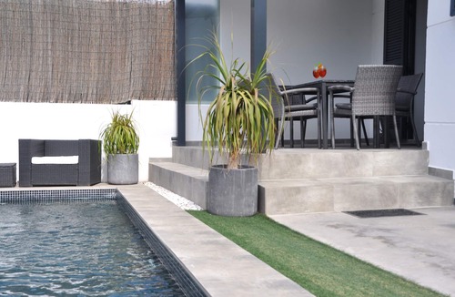 Cala Pi House | Modern bungalow with heated pool, 50m from the sea - whirlpool -
