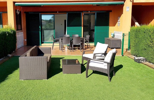 Calafat Apartment | Modern Ground Floor Apartment Marina Sant Jordi MSJ80
