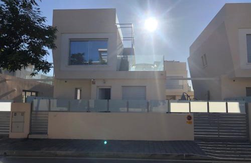Pueblo Latino House | Modern villa with pool jacuzzi and sea view