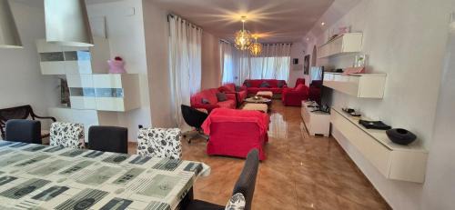Les Tres Cales Villa | Near the beach, 9 bedrooms, sleeps 19, Jacuzzi, Full AC, BBQ, 2 kitchens, 2 dishwashers, fast internet, ping pong, cars not necessary
