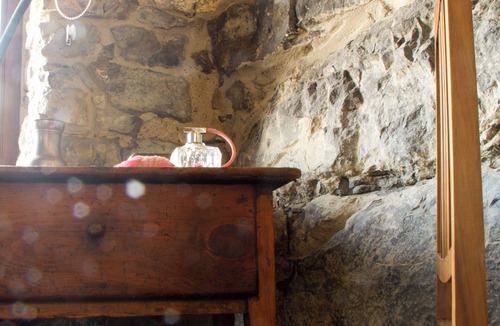 Munilla Cottage | Old house in the mountain made of stone, rock and wood. Private garden and barbecue