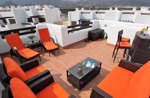 Mar de Pulpi Apartment | Oona, apartment with balcony, roof terrace and communal pool