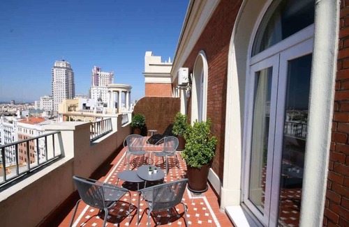 Centro Apartment | Penthouse in Gran Vía with Terrace to Royal Palace