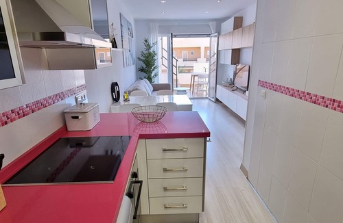 Vera Beach Apartment | Penthouse with private pool, on the beach, WIFI