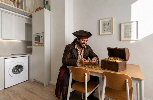 Camins al Grau Apartment | Pirate Duplex V | 4 Guests | AC WiFi | 15 min Oceanografic