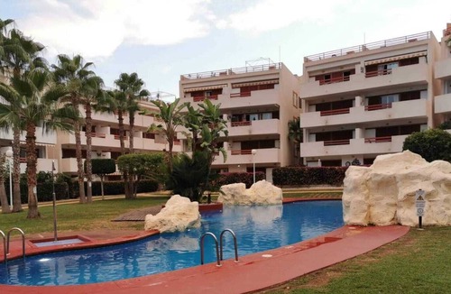 Flamenca Beach Apartment | Private terrace, pool,