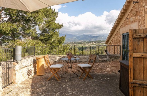 Sa Cabaneta Apartment | Room 'Doble Con Terraza' with Mountain View, Wi-Fi and Air Conditioning