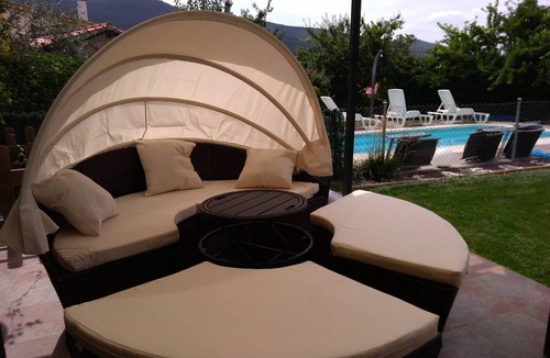 La Rinconada de la Sierra Cottage | Rural house Casa Salva, up to 16 people (groups) private pool and garden