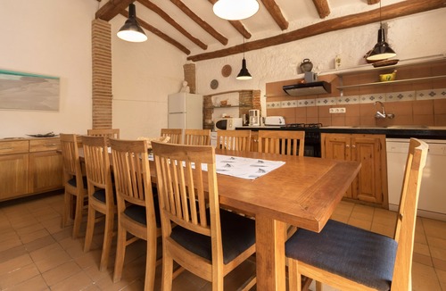 Llampaies House | Rural House 35 people, 17 km from Costa Brava beaches, barbecue, pool,