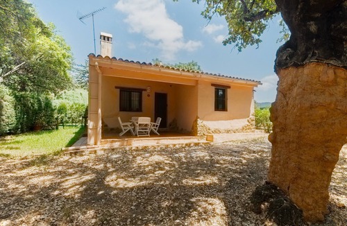 Alajar House | Rural House El Chopo with Mountain Views, Terrace, Shared Pool, and Parking