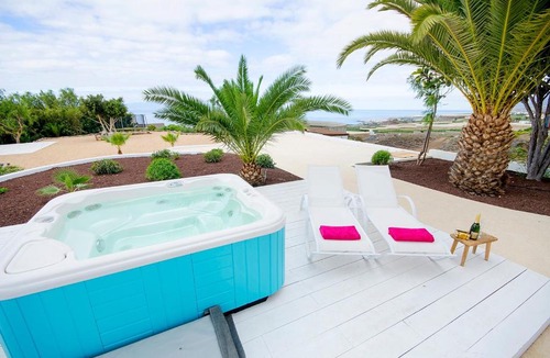Adeje Villa | Spectacular "Ibiza Style Villa" with Private Beach located on a vast domain in COSTA ADEJE