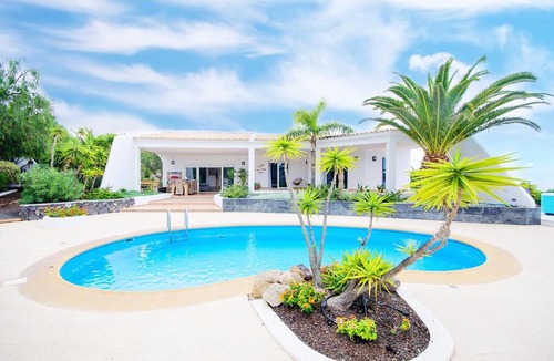 Adeje Villa | Spectacular "Ibiza Style Villa" with Private Beach located on a vast domain in COSTA ADEJE