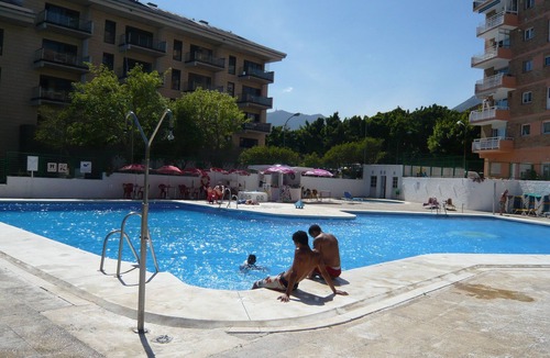 Benalmadena Costa Apartment | Studio With Shared Pool, Garden And Kiosk Serving alcohol & ices/sweets