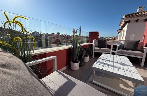 Torre-Pacheco Villa | Stunning 2 bed Villa & HEATED Pool on the 5* Mar Menor Golf Resort -Quiet street