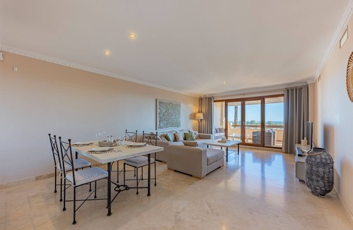 El Paraiso Apartment | Stunning full seaview apartment within gated community in quiet El Paraiso area