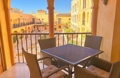 Las Herrerias Apartment | Stylish 2 bedroom 2 bathroom apartment situated in Desert Springs Golf Resort.