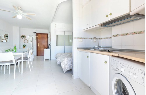 Benalmadena Costa Apartment | Sunny Seaside Studio with Balcony, A/C & Sea View