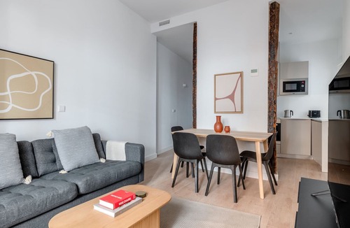 Malasana Apartment | Tasteful Malasaña 2BR w/Elevator, nr Gran Via, by Blueground
