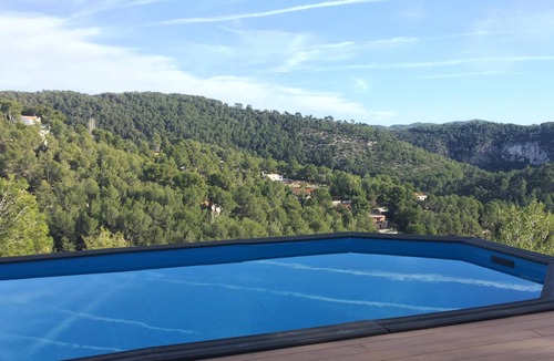 Sant Pere de Ribes Villa | Terravú · Sitges hills pool villa