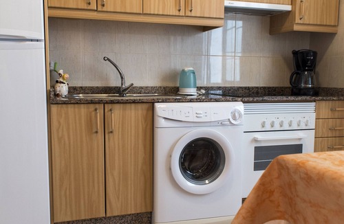 Gran Tarajal Apartment | The apartment is located by the sea and has Wi-Fi and satellite TV.