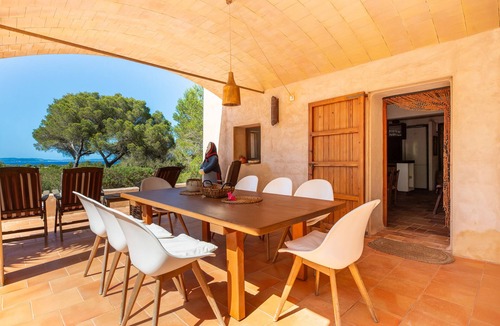La Savina House | Vacation Home "Sa Paret Nova" with Sea View, Private Garden & Wi-Fi