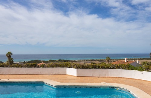 Sant Jaume Mediterrani Villa | Villa '49 Son Bou Sunset' with Sea View, Wi-Fi and Air Conditioning