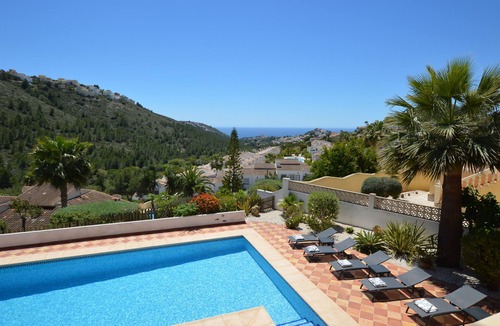 Benitachell Villa | Villa 5 bed. 10 pers./Private swimming pool/Sea view/Garden/Terrace/Wifi