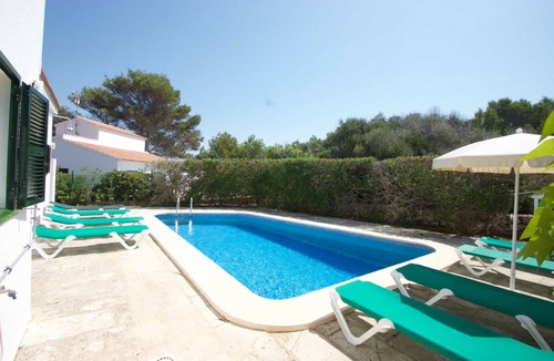 Es Canutells Villa | Villa Bini Estrella: Large Private Pool, Walk to Beach, Sea Views, A/C, WiFi
