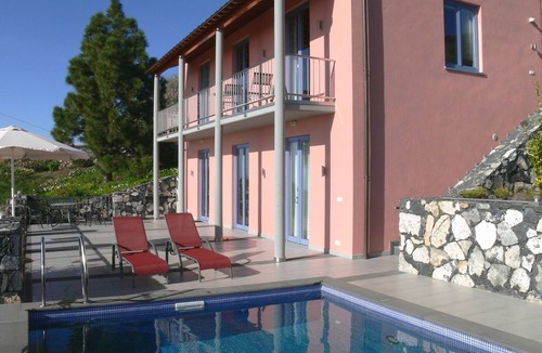 Tijarafe House | Villa Buena Vista mit Beheiztem Pool und Sauna