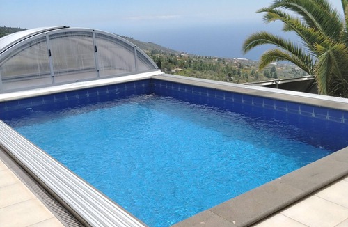 Tijarafe House | Villa Buena Vista mit Beheiztem Pool und Sauna