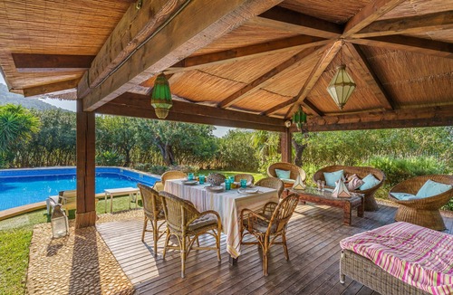 Port d'Andraitx Villa | Villa “Ca Ses Nines” with Mountain View, Pool, Wi-Fi, A/C, Terrace & Garden