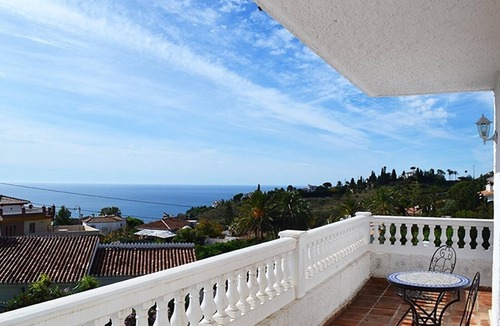Salobrena Villa | Villa 'Casa El Pescador' with Sea and Mountain View, Pool and Garden