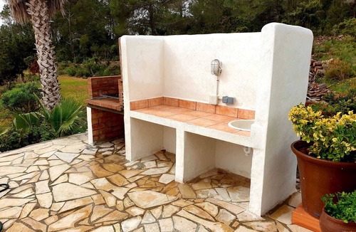 Sant Joan de Labritja House | Villa Es Socorrat with swimming pool, ping pong and garden. Sleeps 10 people.
