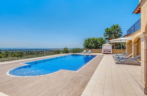 Sa Coma Villa | Villa Liman with Sea View, Mountain View, Wi-Fi, Pool, Terrace, Balcony & Garden