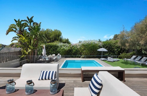 Palma de Mallorca Villa | Villa Marina Cristal Minimalist BBQ Beach of Palma, heated pool optional