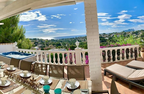 Benissa Coast Villa | Villa 'Robis Moraira' with Sea View, Wi-Fi and Air Conditioning