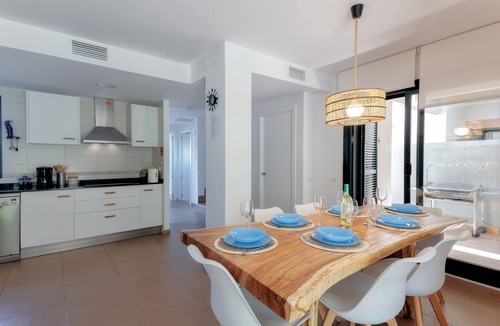 Sant Josep de sa Talaia Villa | Villa Sea-Sunset view with pool in Cala Tarida.