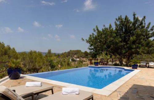 Sant Agusti des Vedra Villa | Villa Shera, Ibicencan house with sea views, pool in private area with lots of charm