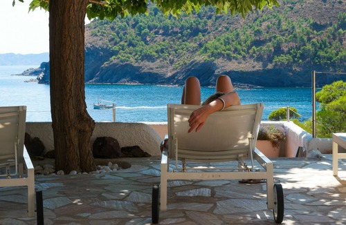 Colera Villa | White Rock Villa with breathtaking views and pool