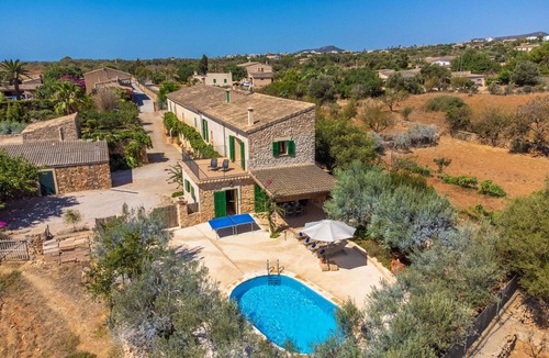 S Horta House | Wonderful private villa for 6 people with WIFI, A/C, private pool, TV and terrace
