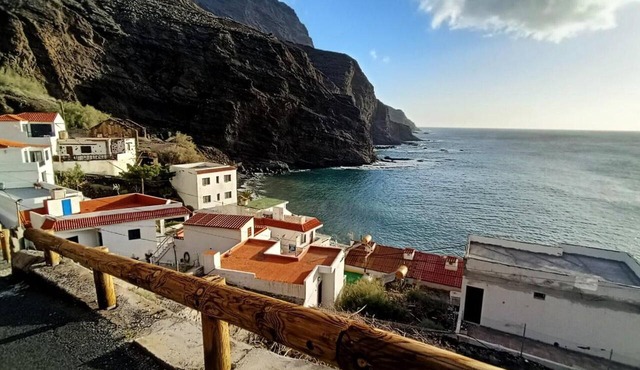 Alquilaencanarias Casa La Playa La Gomera – Vistas al mar y a la montaña