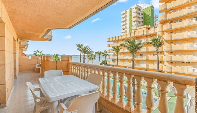 Apartment 'Castillo De Mar F3 Torre Sur 2a' with Sea View, Shared Pool and Wi-Fi