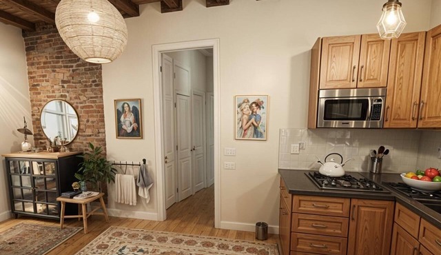 Apartment near downtown, two bedrooms.